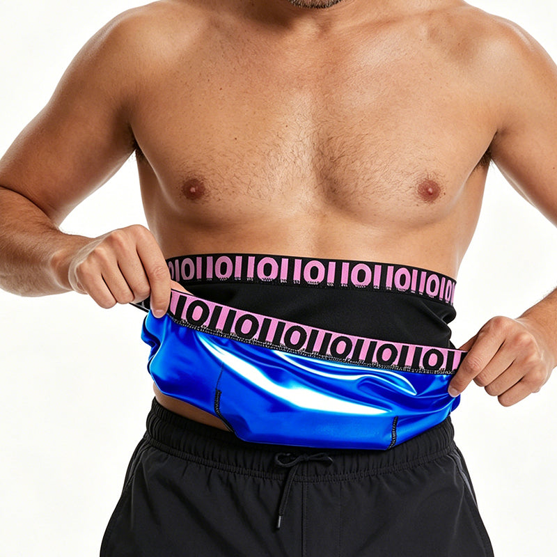 🏃‍♂️ Men's Waist Trainer Sweat Belt – Compression, Trimmer, Sauna Effect ✨