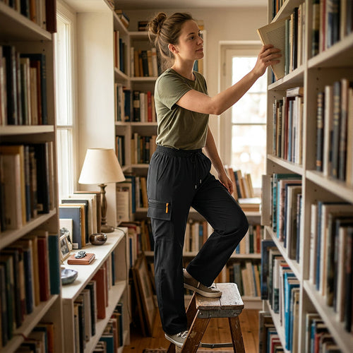 Becca - Drawstring Cargo Trousers