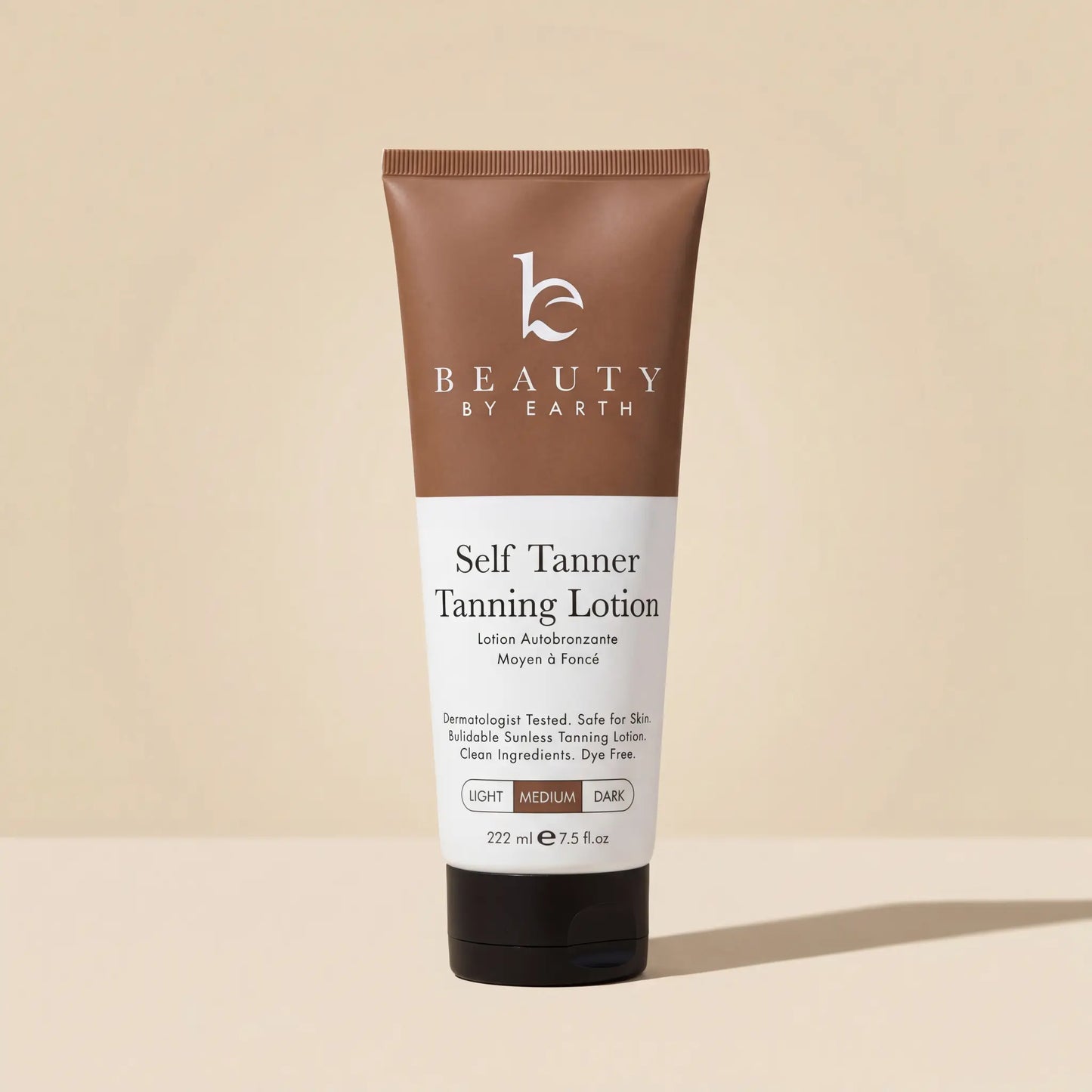 Beauty by Earth Self Tanner Body Lotion - Best Gradual Natural Bronzed Sunless Hydrating Streak Free Tanning Glow Made in USA, Vegan Cruelty Free Pregnancy Safe