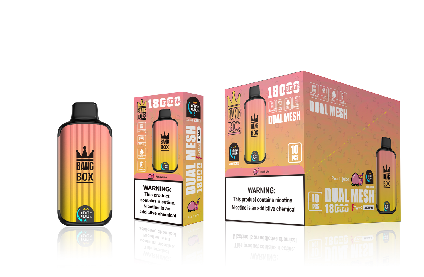Bang Box 18000 Puffs New Product LED Display Disposable Vape