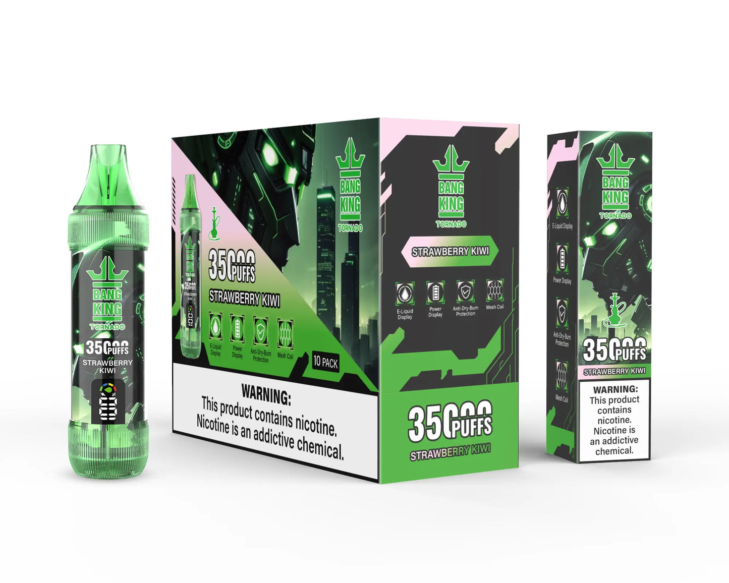 Bang King Tornado 35000 35K Puffs Original LED Display Edition Disposable Vape Pen