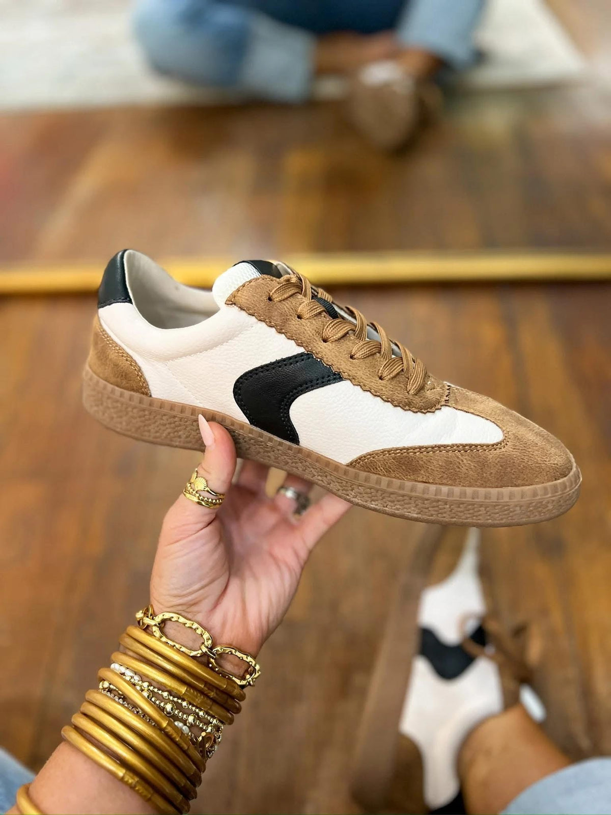 CORKYS Spoiler Alert Sneaker Tan Combo