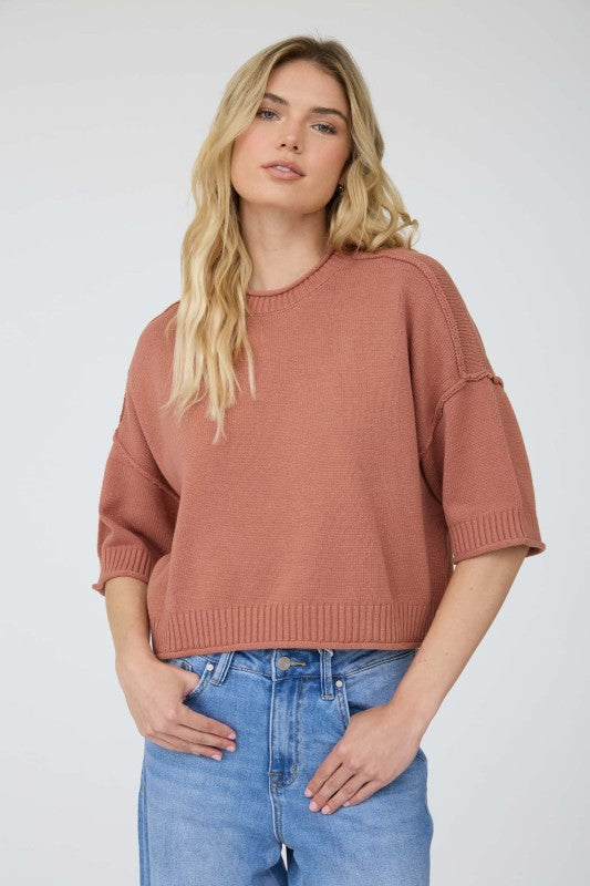 Cameron Knit Pullover Sienna