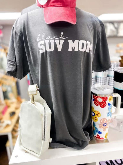 Comfort Colors Black SUV Mom Tee