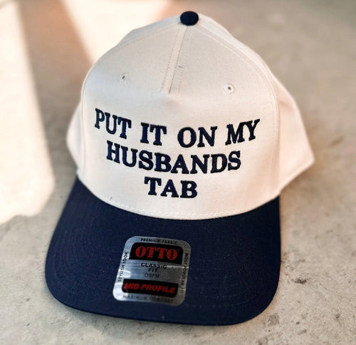 Embroidered Hat Put It On My Husband’s Tab