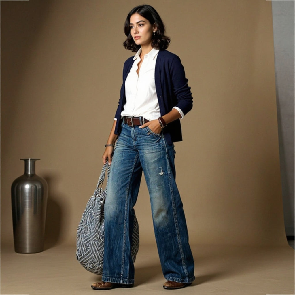 Lorisa - Soft-Touch Tailored Trousers