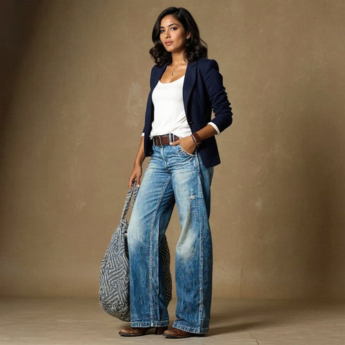 Lorisa - Soft-Touch Tailored Trousers