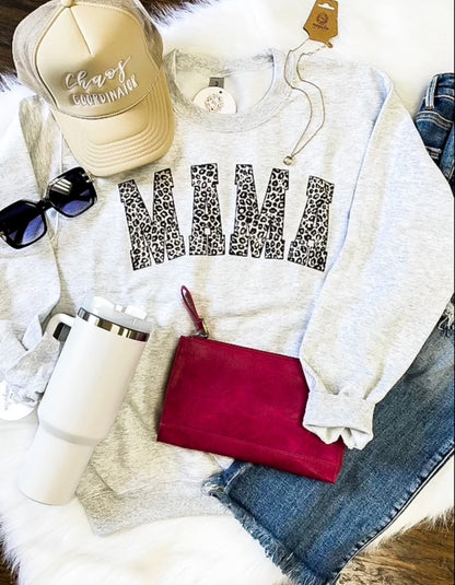 Leopard Mama Cozy Sweatshirt