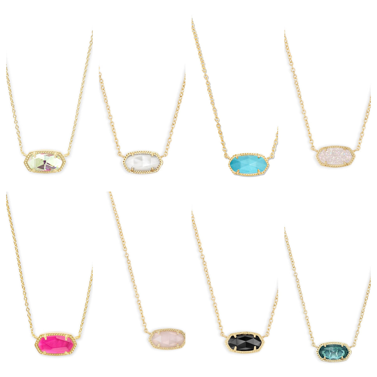 KS ELISA SHORT PENDANT NECKLACE GOLD