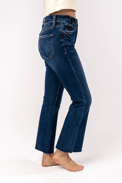 Lovervet by Vervet Raw Hem Straight Jean