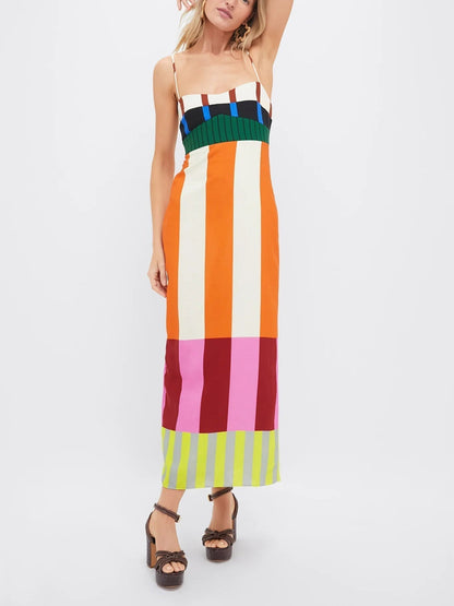 Norisse - Soft-Touch Striped Sundress