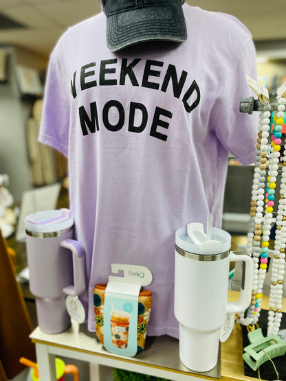 Comfort Colors Weekend Mode Tee Orchid