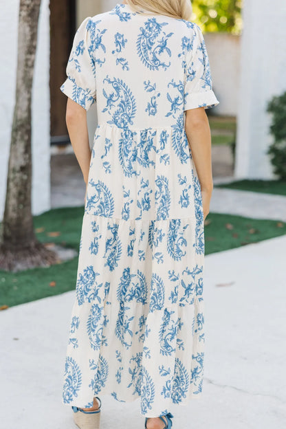 UMGEE Maxi Dress Blue Mix