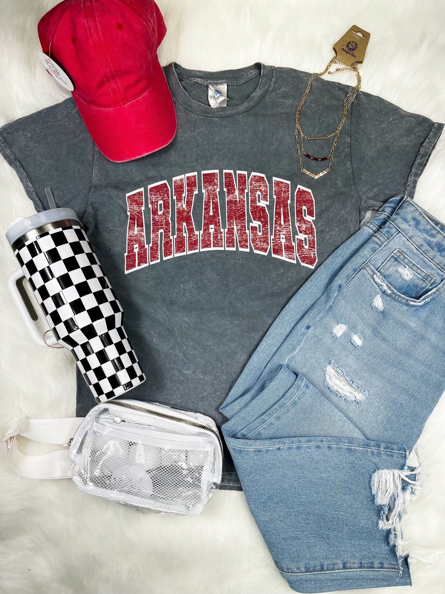 Arkansas Acid Wash Tee