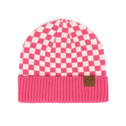 CC Checkered Beanie