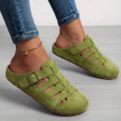 Elarae - Supportive Slip-On Mule Sandals