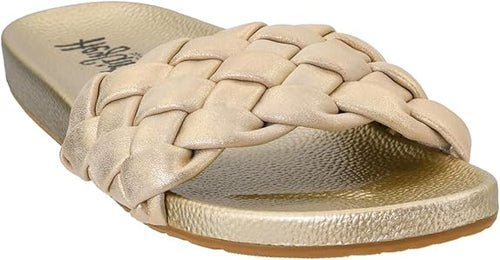 CORKYS Extra Sandal Washed Gold Metallic