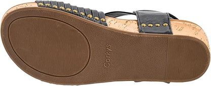 CORKYS Good For You Wedge Sandal Black