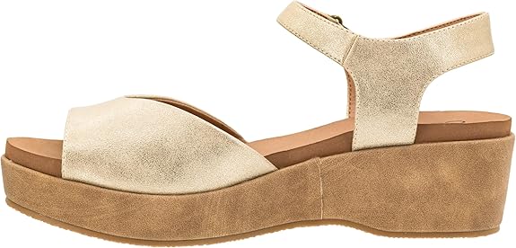 CORKYS Meet Ya There Wedge Gold Wash Metallic