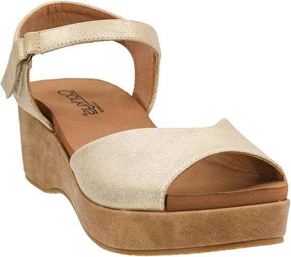 CORKYS Meet Ya There Wedge Gold Wash Metallic