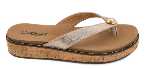 CORKYS Off The Deep End Sandal Gold