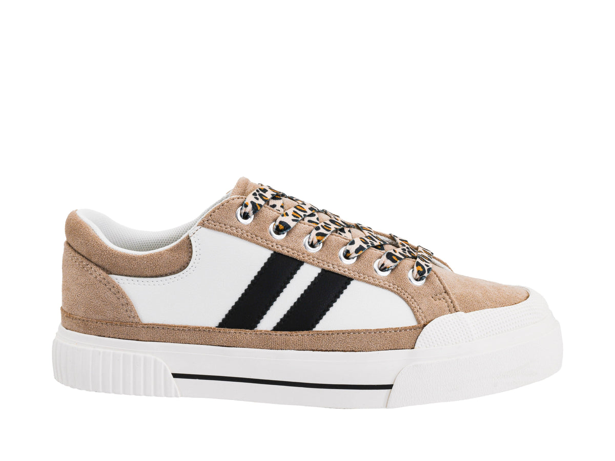 CORKYS That's Her Sneaker Sand White Black