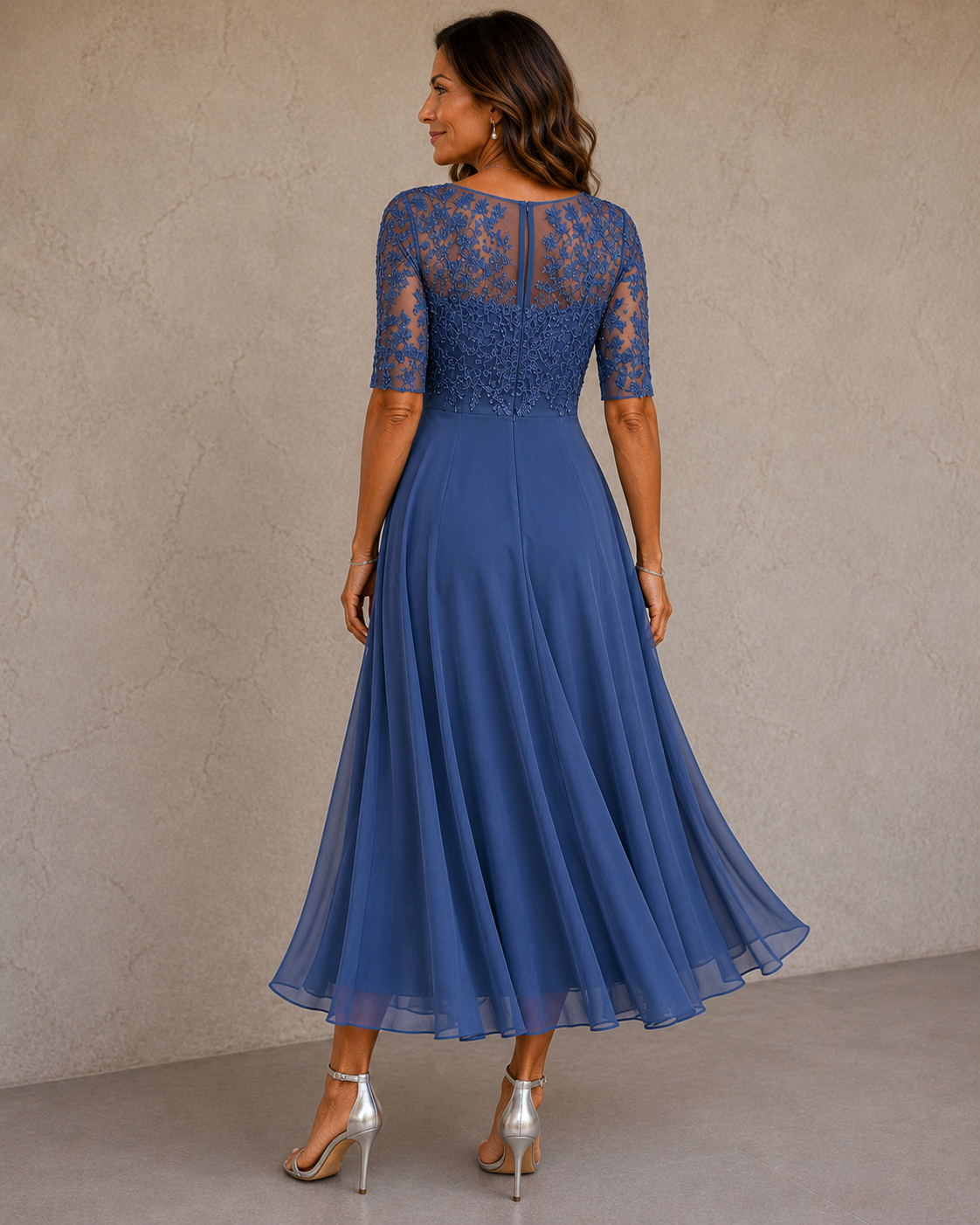 Esteline - Soft-Touch Occasion Dress