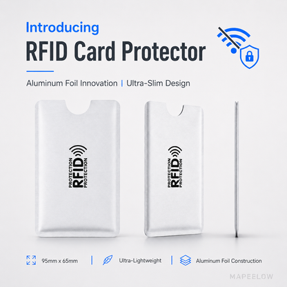 RFID Blocking Sleeves for Credit Cards- Durable and water‑repellent