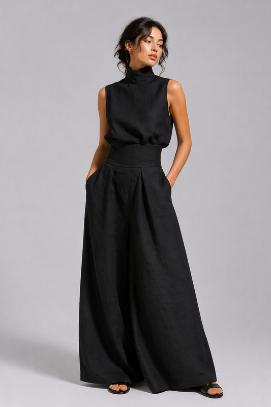 Goldie - Lightweight Linen Two-Piece Set