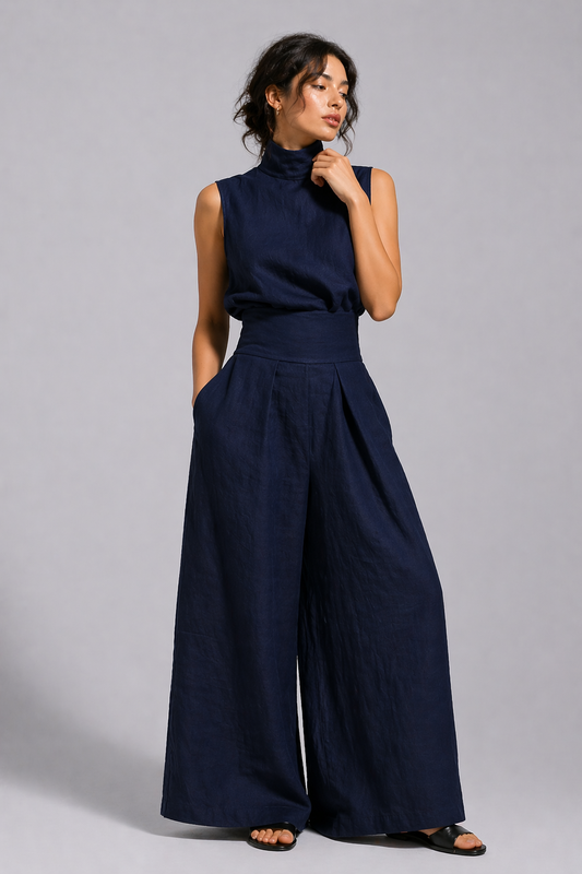 Goldie - Lightweight Linen Two-Piece Set