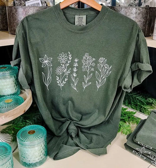 Comfort Colors Wildflowers Tee