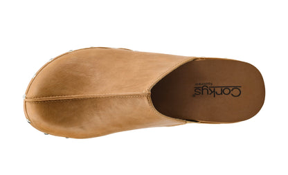 Corkys Marley Caramel Slip On Wedge