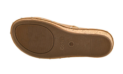 Corkys Marley Caramel Slip On Wedge