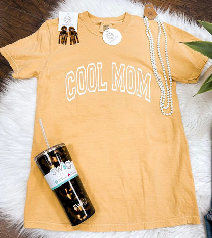Cool Mom Comfort Colors Tee Citrus