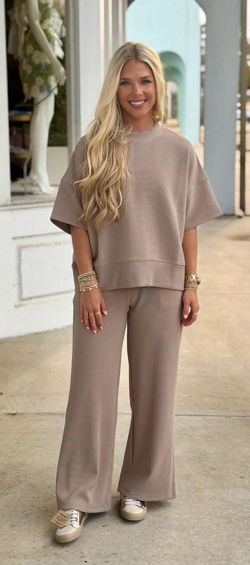 Lounge Around 2PC Set Mocha