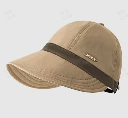 ✨Women’s UPF 50+ Elegant Foldable Sun Hat – Wide-Brim Cotton Bucket Hat with Neck Flap & Adjustable Strap 🌞🇬🇧 | Packable, Breathable & Beach-Ready