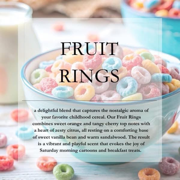 Fruit Rings 16oz Mason Jar Soy Candle