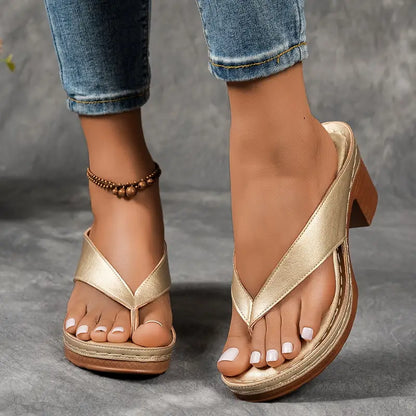 Felina - Cushioned Heeled Sandals