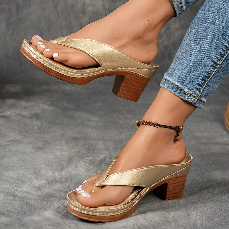Felina - Cushioned Heeled Sandals