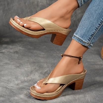 Felina - Cushioned Heeled Sandals