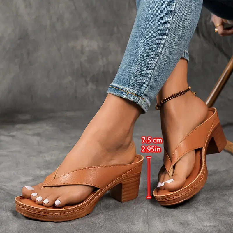 Felina - Cushioned Heeled Sandals