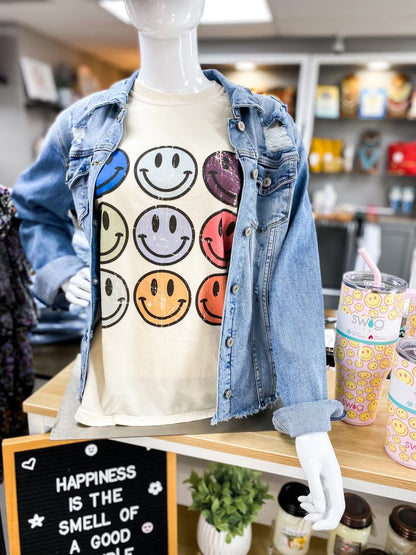 Comfort Colors Short Sleeve Bright Smiley Tee