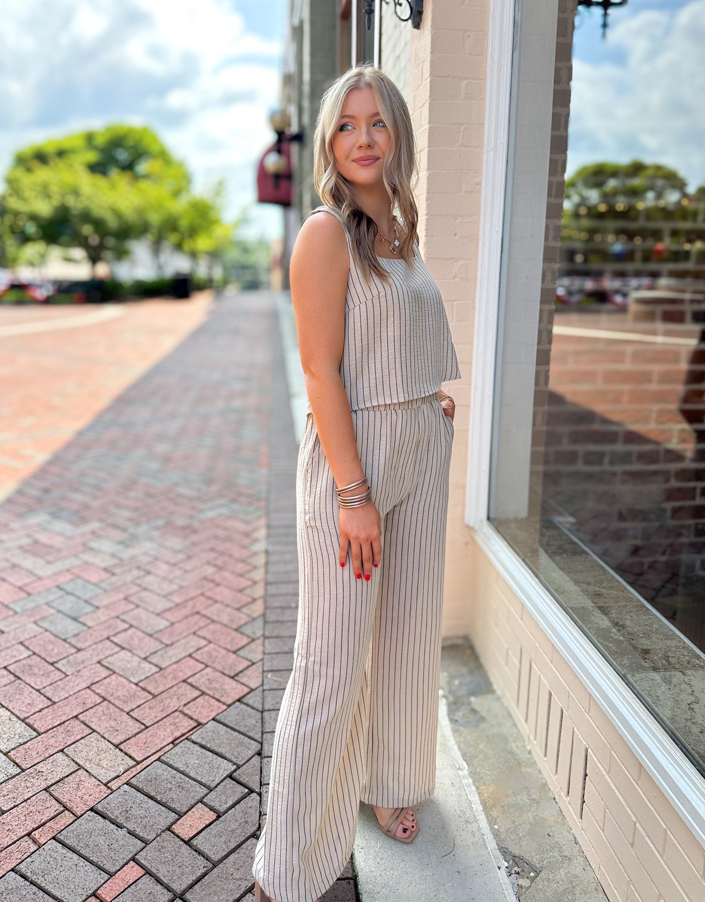 Shoreline Neutral 2PC Stripe Set