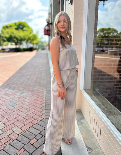 Shoreline Neutral 2PC Stripe Set