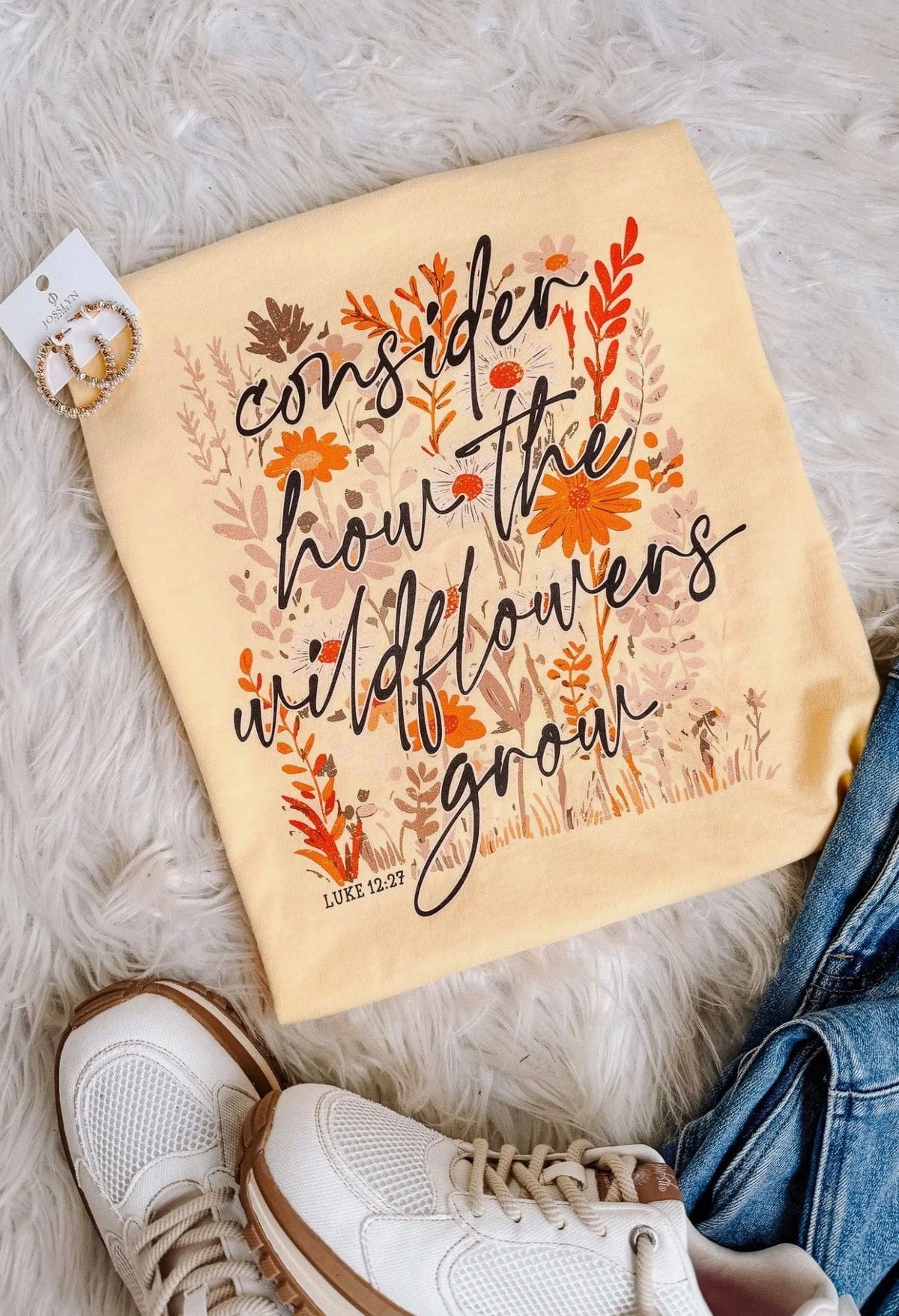 Consider How The Wildflowers Grow Tee