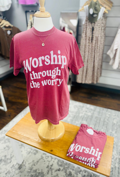 Comfort Colors Worship Through The Worry