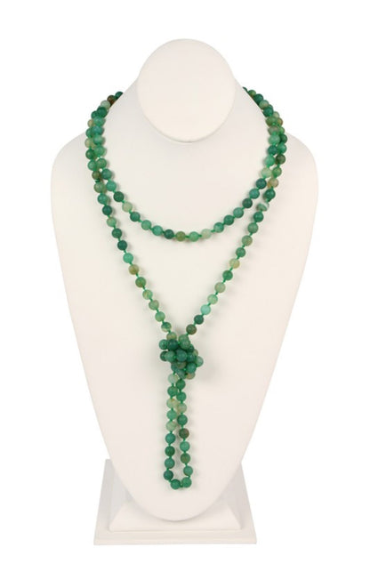 Natural Stone Bead Necklace