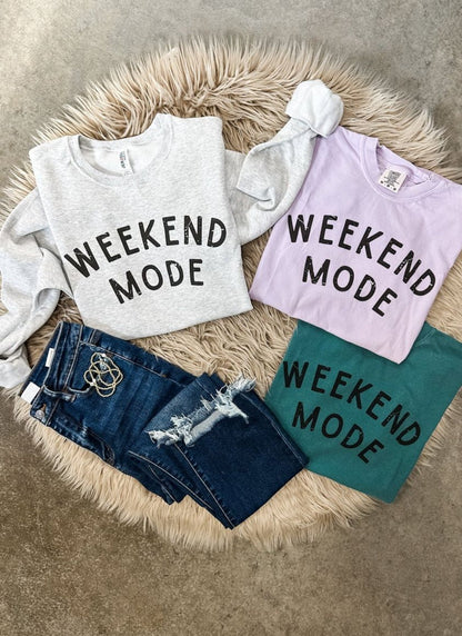 Comfort Colors Weekend Mode Tee Orchid