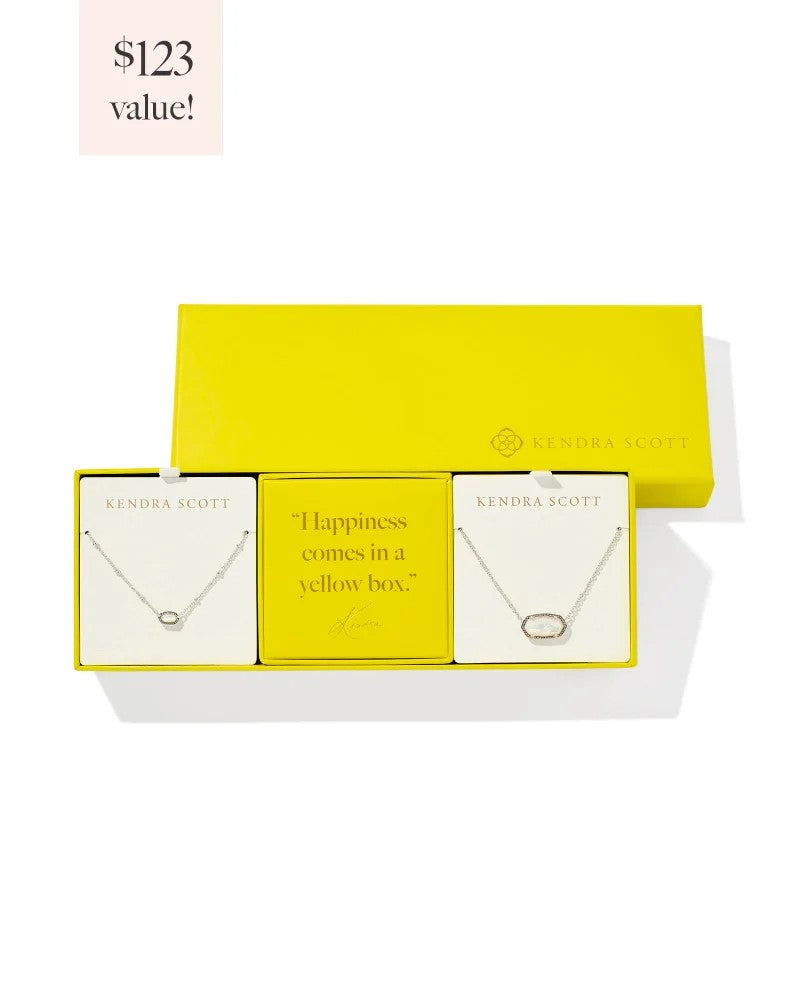 KS ELISA GIFT SET OF 2 SILVER