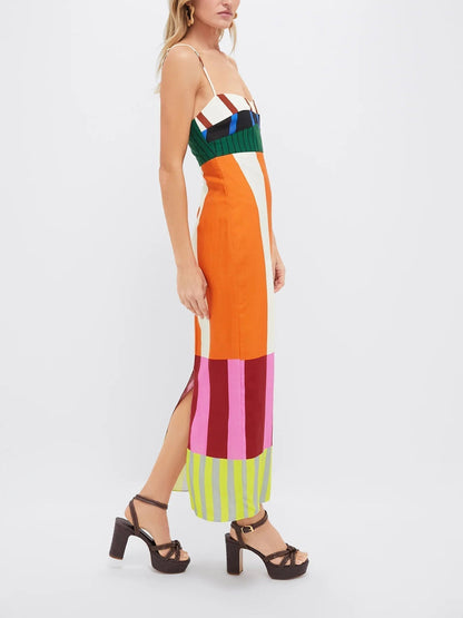 Norisse - Soft-Touch Striped Sundress